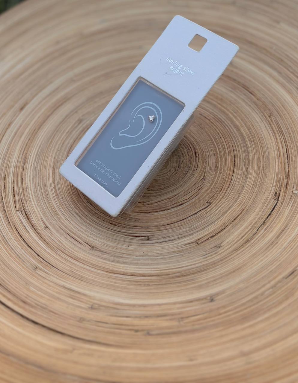 پیرسینگ گوش نقره استرلینگ