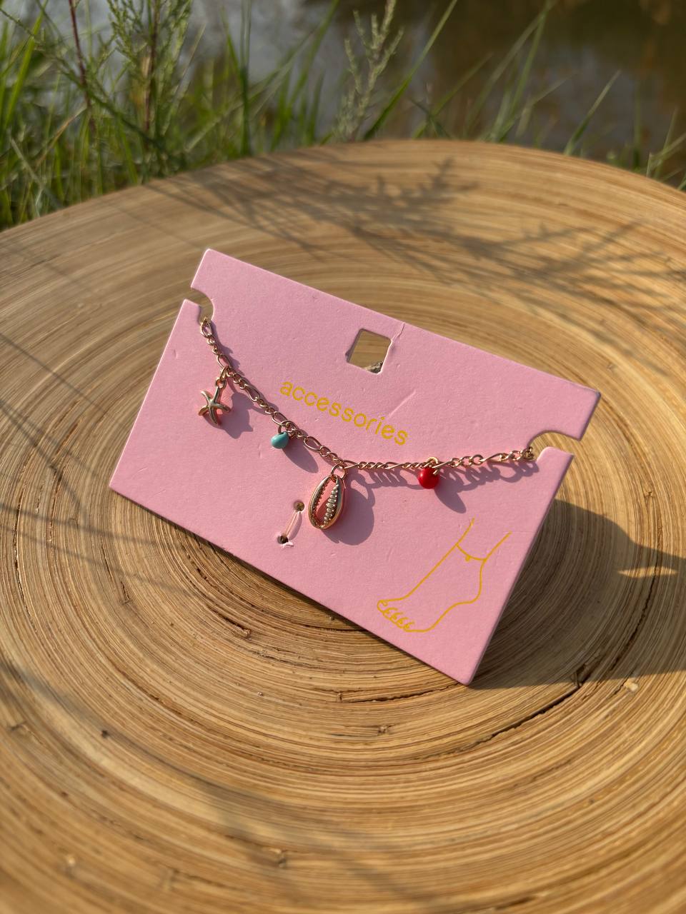 پابند زنجیری تکی ساحلی چند رنگ